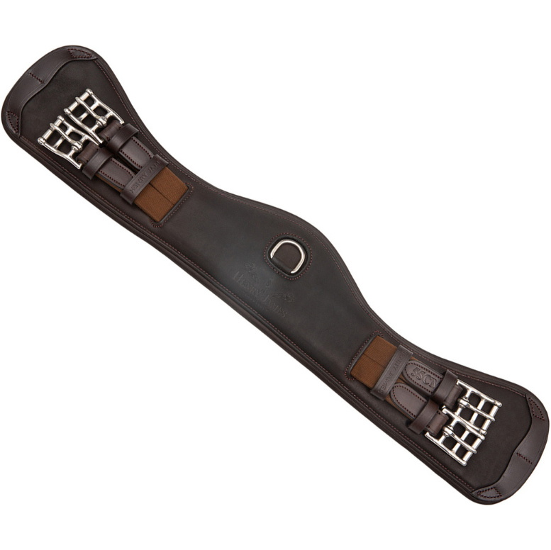 2024 Henry James Saddlery Freedom Anatomic Short Girth GRTH-02 - Havana Brown